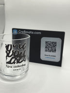 Gepersonaliseerd Theeglas met Naam of Tekst — UV-bedrukt | Cre8mate