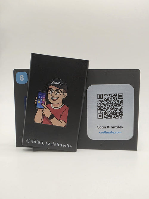 Gepersonaliseerde Pasjeshouder met Naam of Logo — RFID-beschermd | Cre8mate