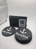 Gepersonaliseerde Stenen Onderzetters met Naam of Logo — UV-bedrukt | Cre8mate