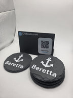 Gepersonaliseerde Stenen Onderzetters met Naam of Logo — UV-bedrukt | Cre8mate