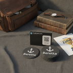 Gepersonaliseerde Stenen Onderzetters met Naam of Logo — UV-bedrukt | Cre8mate