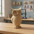 Uil Beeldje 3D Geprint – 16cm – Symbool van Wijsheid