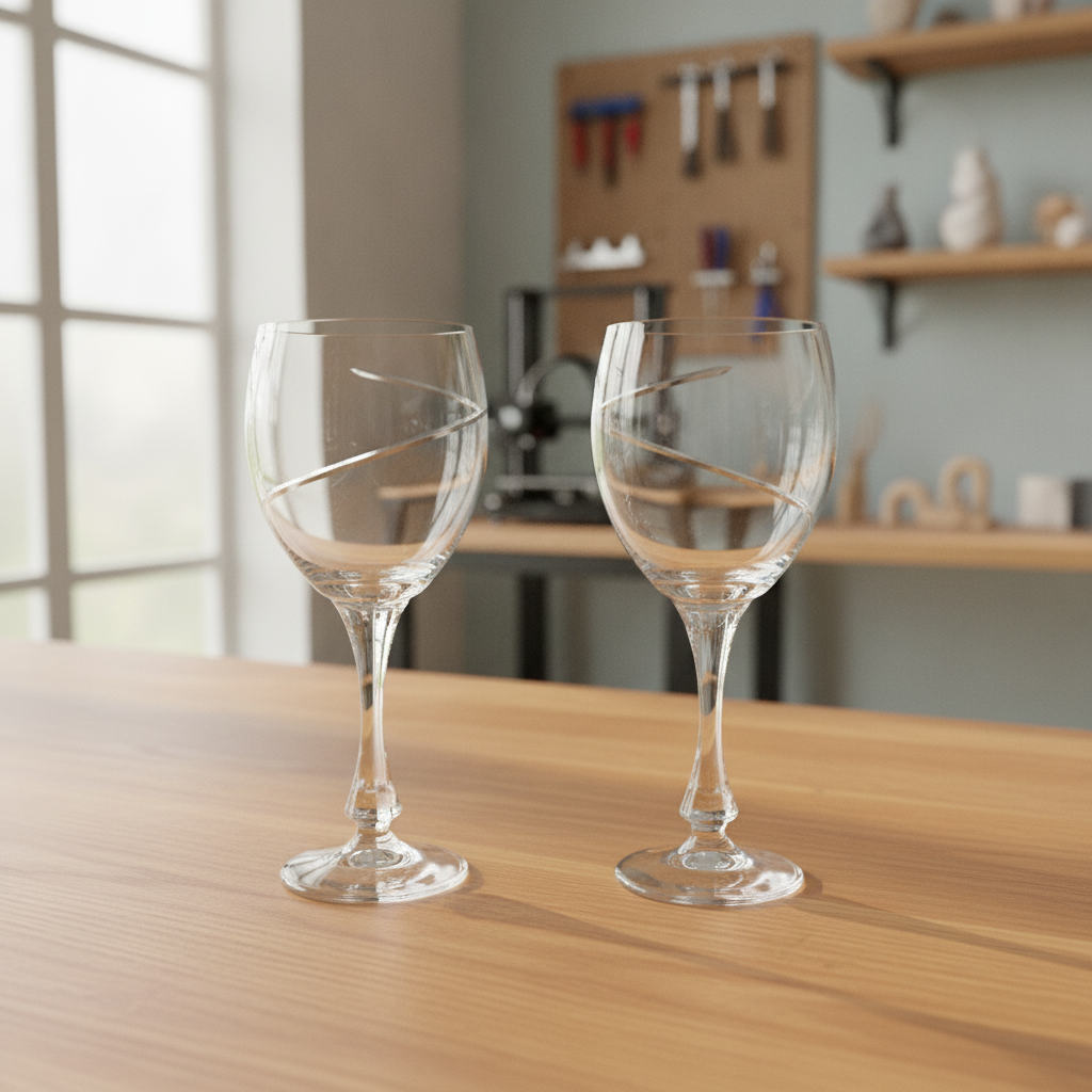 Gepersonaliseerd Wijnglas met Naam of Tekst — UV-bedrukt | Cre8mate